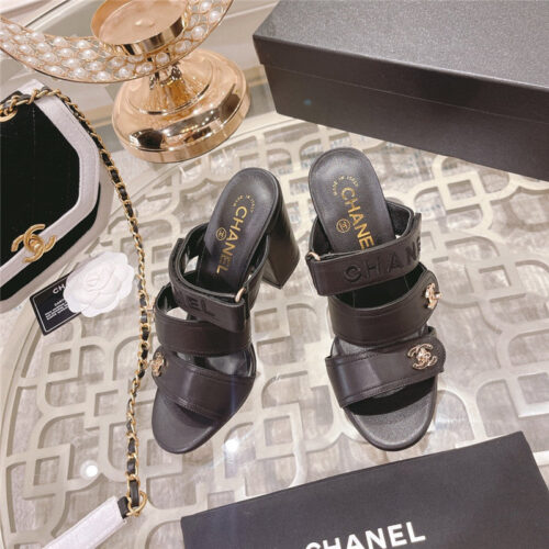 High Quality Luxury Chanel Early Spring Catwalk New High-Heeled Sandals – Style 86950 product detail