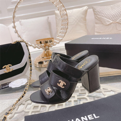 High Quality Luxury Chanel Early Spring Catwalk New High-Heeled Sandals – Style 86950 product detail
