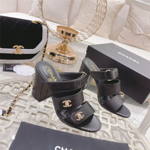 High Quality Luxury Chanel Early Spring Catwalk New High-Heeled Sandals – Style 86950