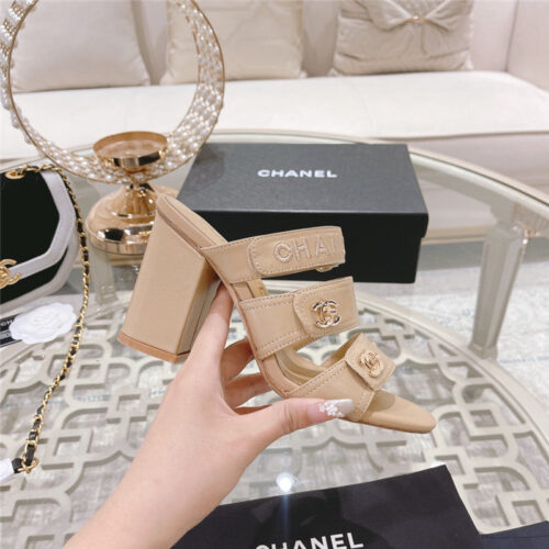 High Quality Luxury Chanel Early Spring Catwalk New High-Heeled Sandals alternate view