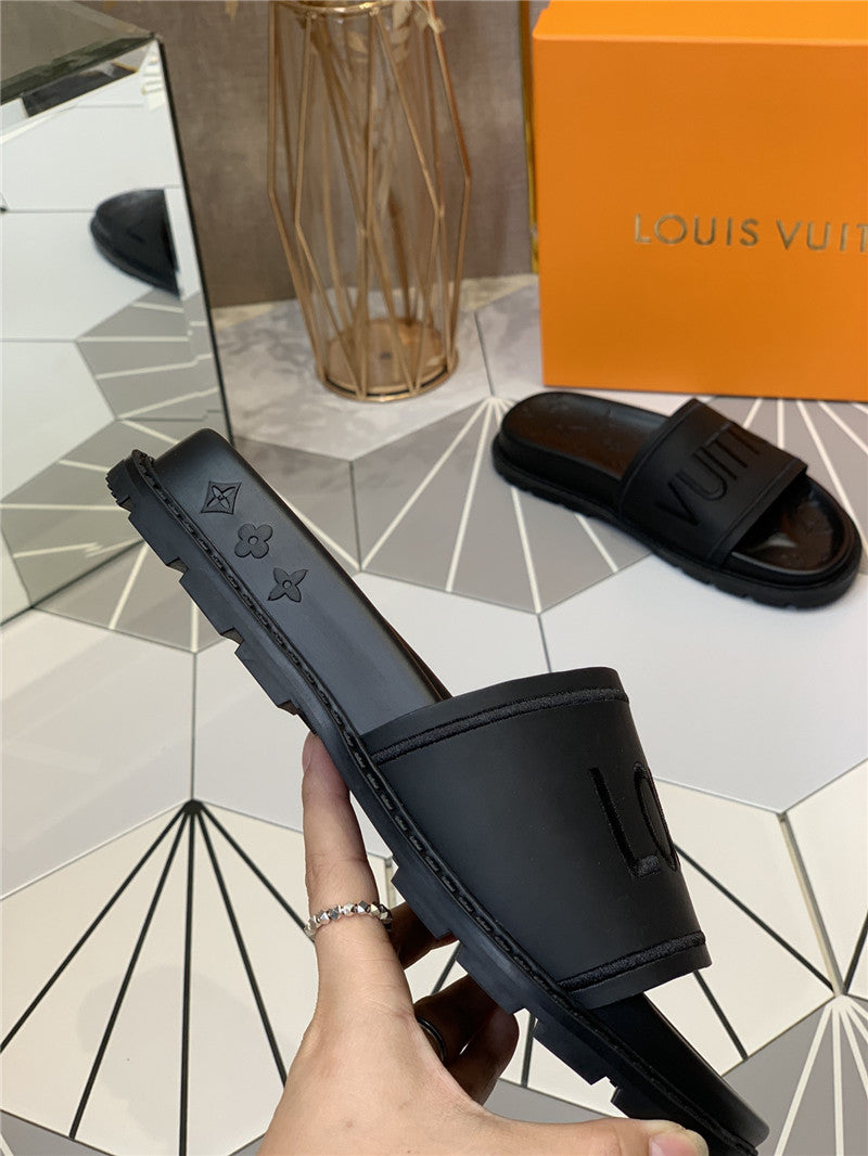 High Quality Luxury Louis Vuitton Platform Slippers product detail