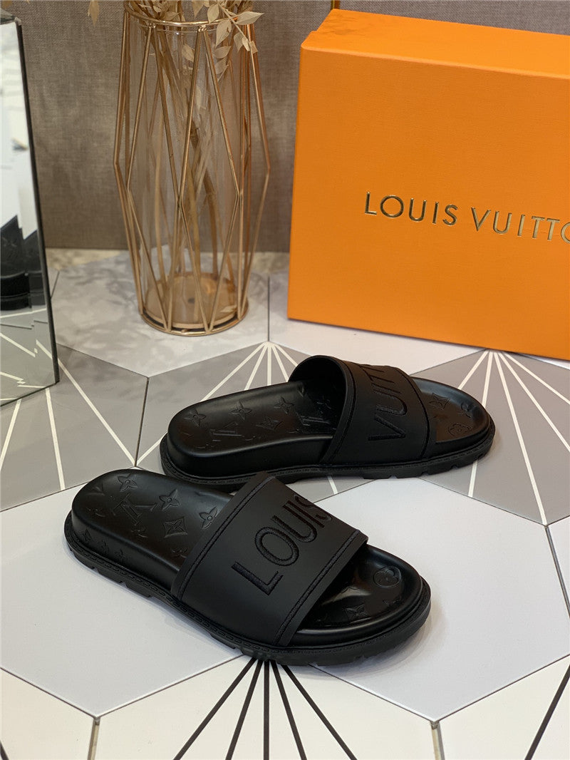 High Quality Luxury Louis Vuitton Platform Slippers product detail