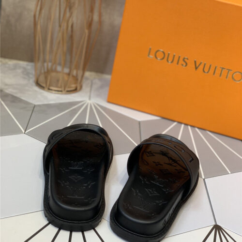 High Quality Luxury Louis Vuitton Platform Slippers product detail