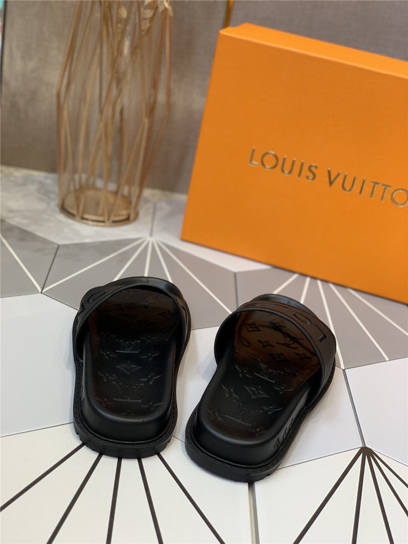 High Quality Luxury Louis Vuitton Platform Slippers product detail