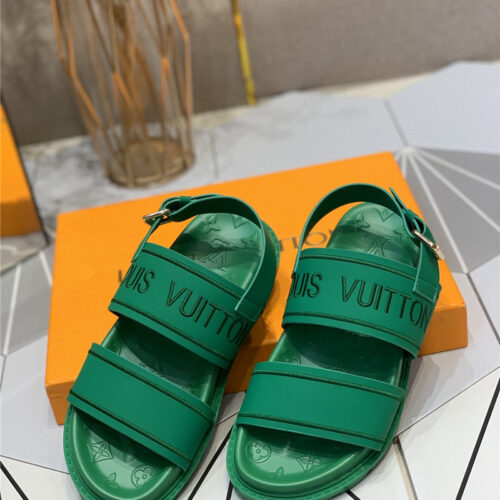 High Quality Luxury Louis Vuitton Platform Sandals – Style 20835 alternate view