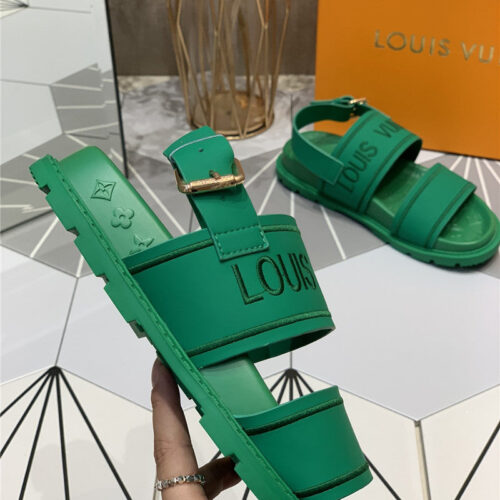 High Quality Luxury Louis Vuitton Platform Sandals – Style 20835 product detail