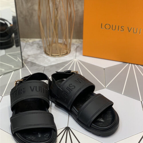 High Quality Luxury Louis Vuitton Platform Sandals – Style 31011 product detail