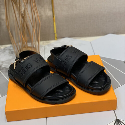 High Quality Luxury Louis Vuitton Platform Sandals – Style 31011