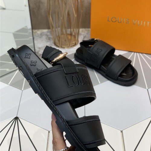High Quality Luxury Louis Vuitton Platform Sandals – Style 31011 product detail