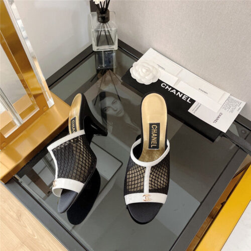 High Quality Luxury Chanel Fish Mouth Stiletto Sandals product detail