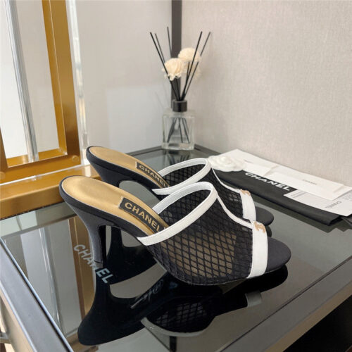 High Quality Luxury Chanel Fish Mouth Stiletto Sandals product detail