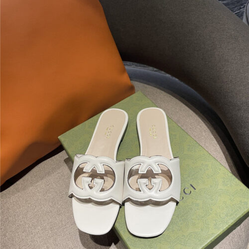 High Quality Luxury Gucci GG Flat Slippers – Style 31027