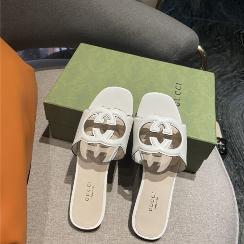 High Quality Luxury Gucci GG Flat Slippers – Style 31027 product detail