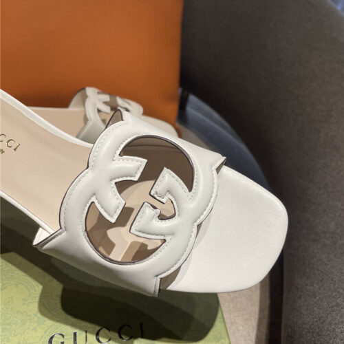 High Quality Luxury Gucci GG Flat Slippers – Style 31027 product detail
