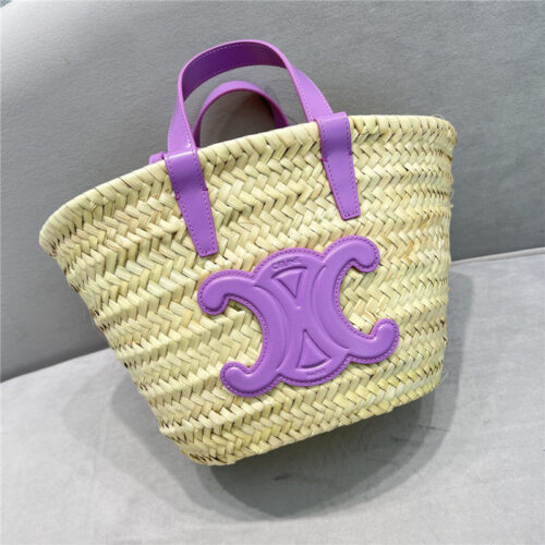 High Quality Luxury Celine Panier Triomphe Bag Medium – Style 24877 product detail