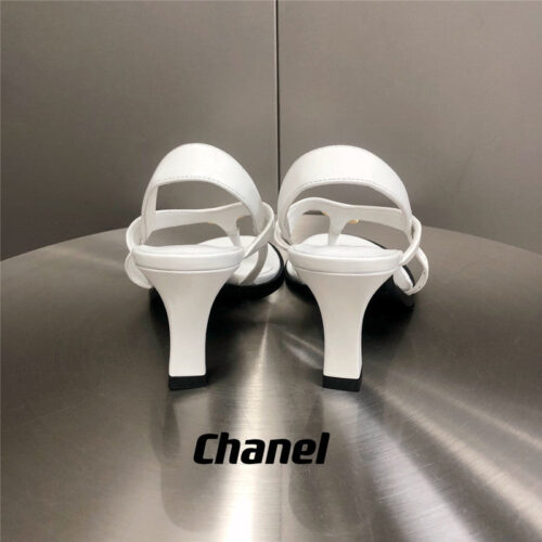 High Quality Luxury Chanel Classic High Heel Flip Flops product detail
