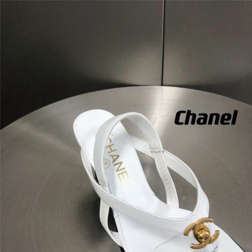 High Quality Luxury Chanel Classic High Heel Flip Flops product detail