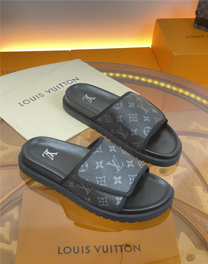 High Quality Luxury Louis Vuitton Platform Slippers – Style 11747 product detail