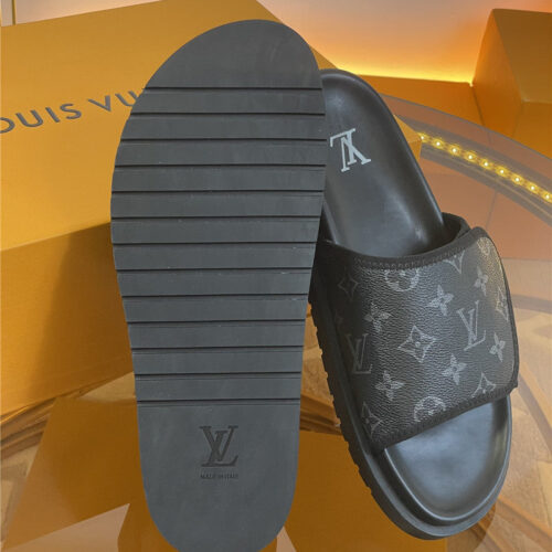 High Quality Luxury Louis Vuitton Platform Slippers – Style 11747 product detail