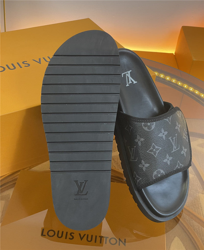 High Quality Luxury Louis Vuitton Platform Slippers – Style 11747 product detail