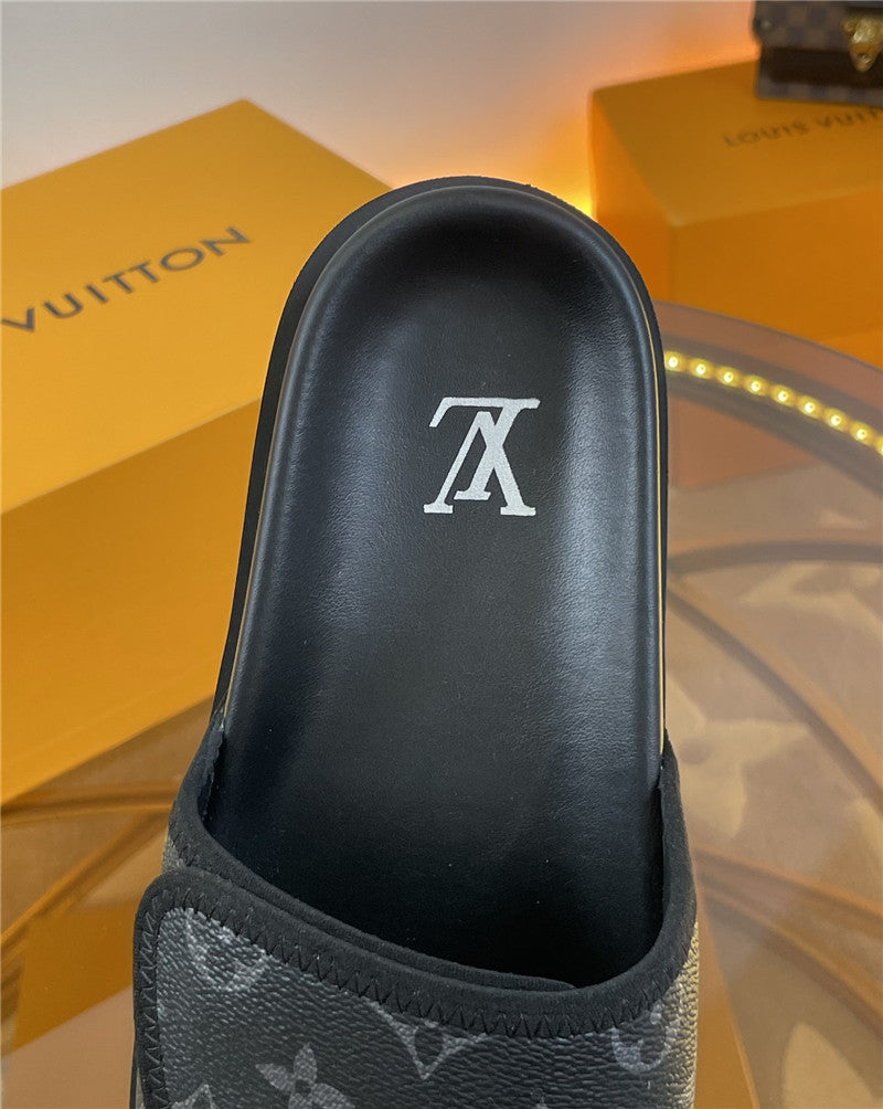 High Quality Luxury Louis Vuitton Platform Slippers – Style 11747 product detail