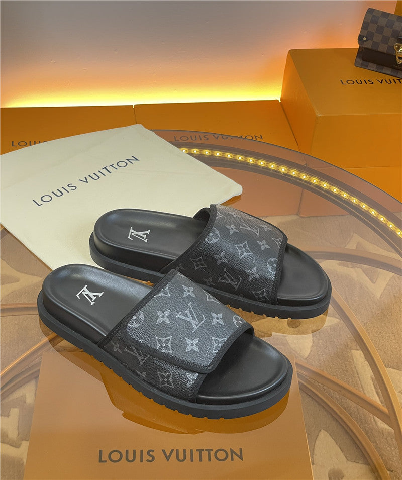 High Quality Luxury Louis Vuitton Platform Slippers – Style 11747
