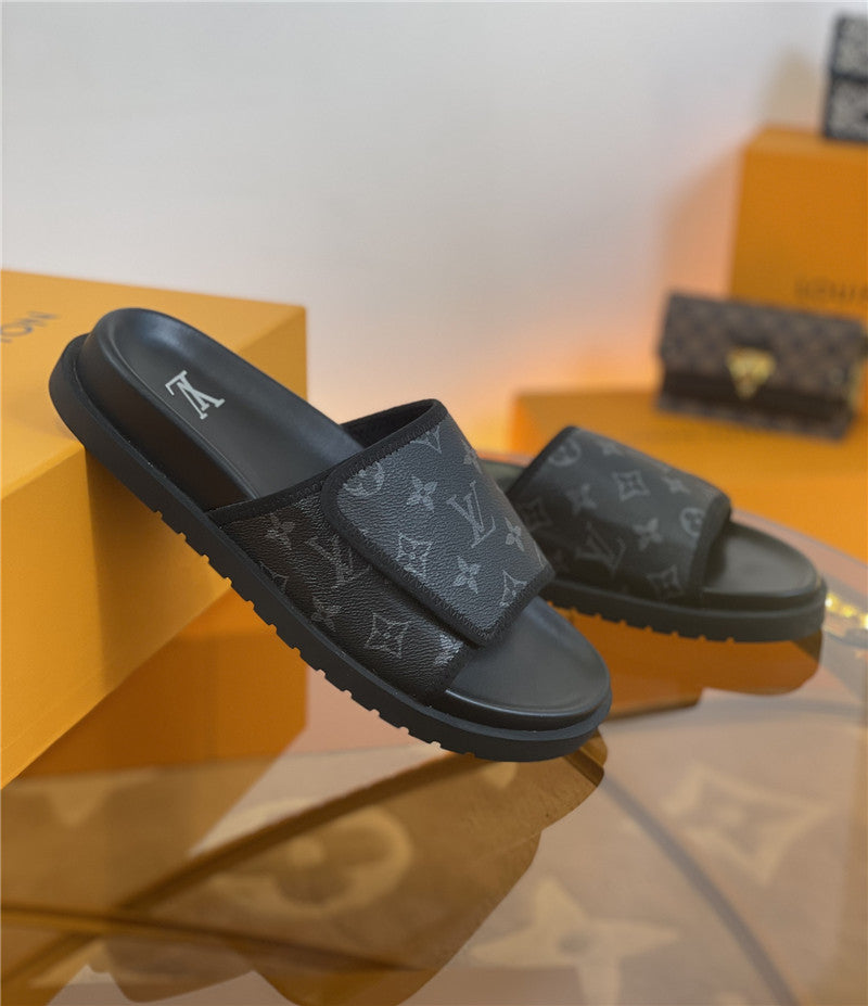 High Quality Luxury Louis Vuitton Platform Slippers – Style 11747 product detail
