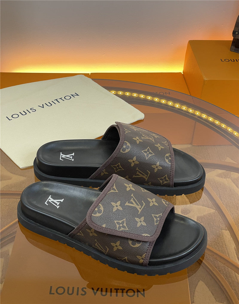 High Quality Luxury Louis Vuitton Platform Slippers – Style 34339 product detail