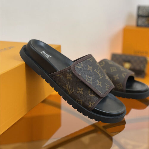 High Quality Luxury Louis Vuitton Platform Slippers – Style 34339 product detail