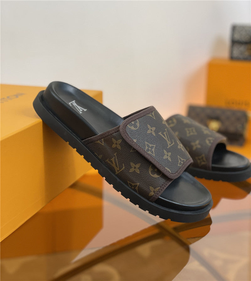High Quality Luxury Louis Vuitton Platform Slippers – Style 34339 product detail