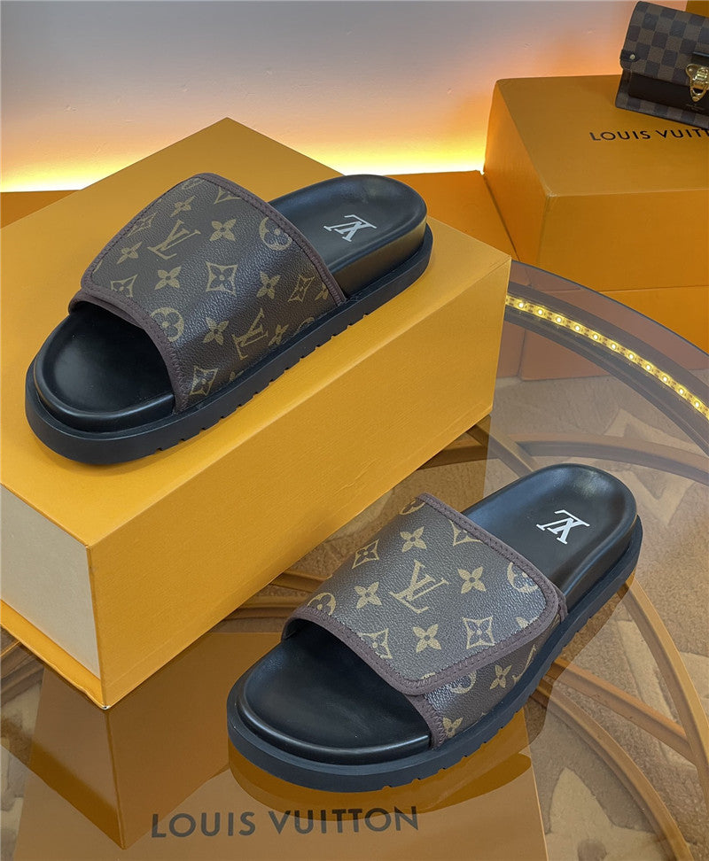 High Quality Luxury Louis Vuitton Platform Slippers – Style 34339 product detail