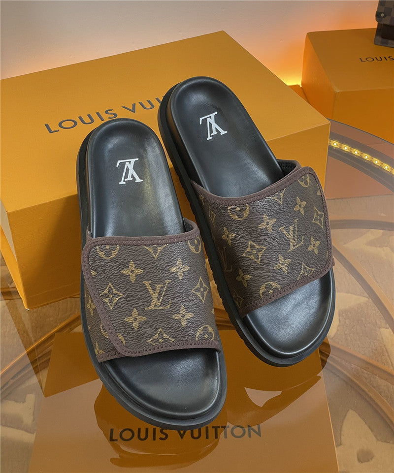 High Quality Luxury Louis Vuitton Platform Slippers – Style 34339 product detail