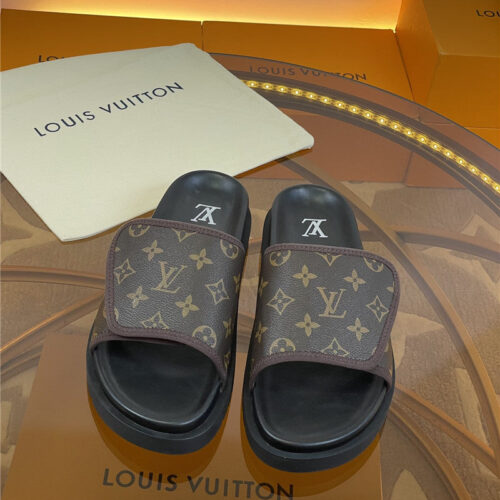 High Quality Luxury Louis Vuitton Platform Slippers – Style 34339 product detail