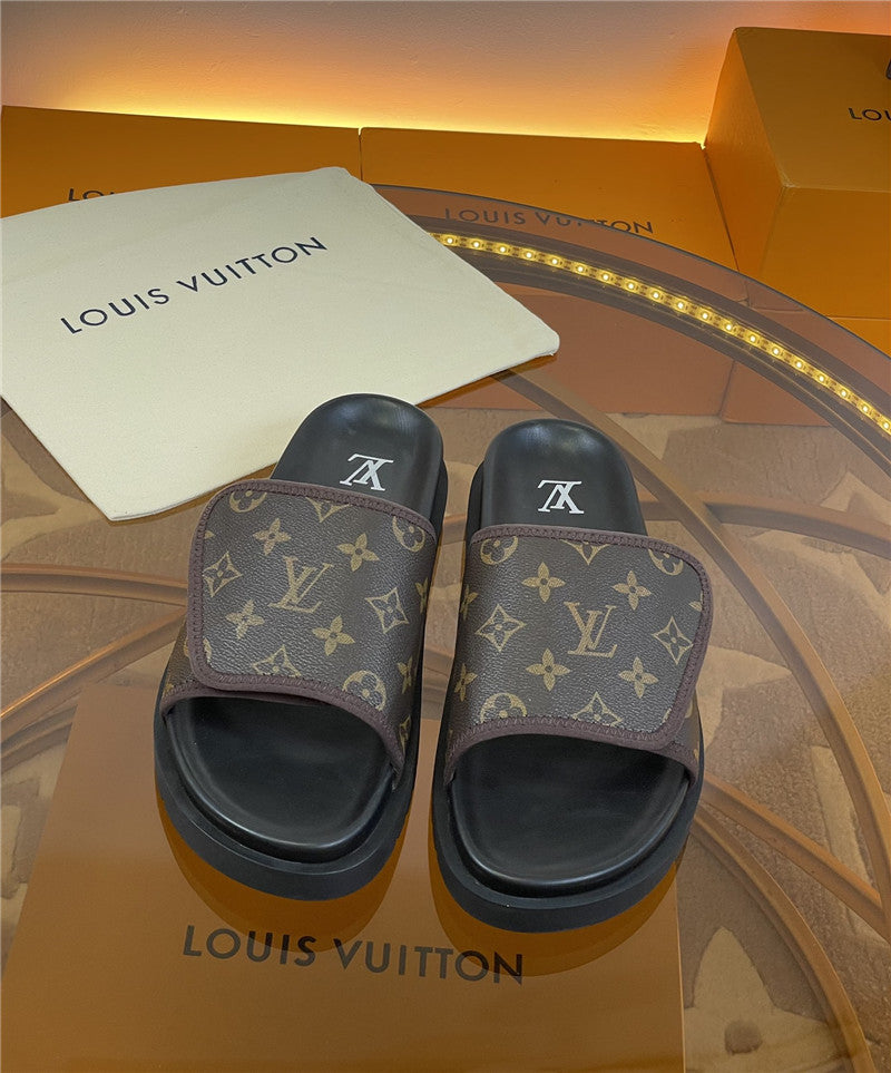 High Quality Luxury Louis Vuitton Platform Slippers – Style 34339 product detail
