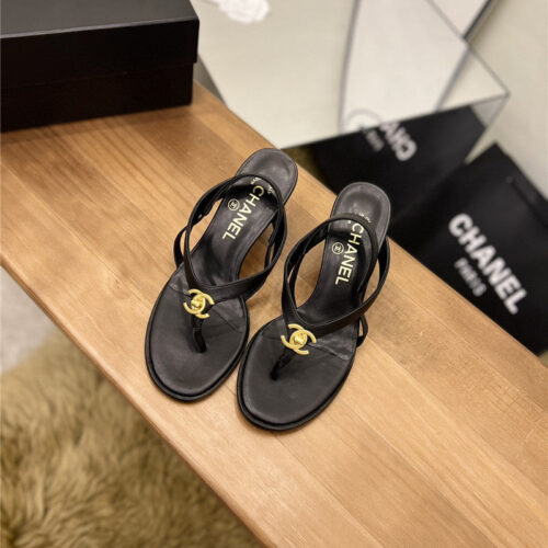 High Quality Luxury Chanel Vintage Buckle Sandals – Style 30150 alternate view