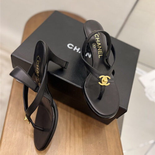 High Quality Luxury Chanel Vintage Buckle Sandals – Style 30150 product detail