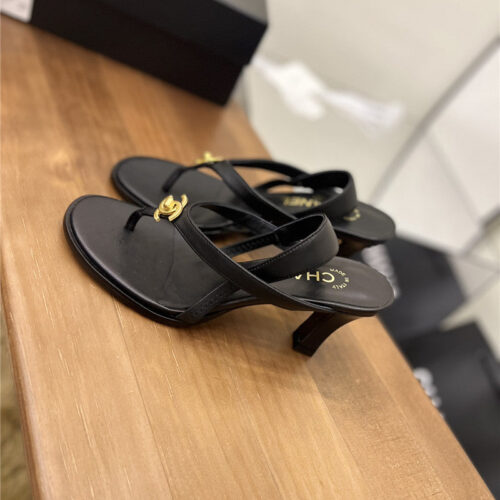 High Quality Luxury Chanel Vintage Buckle Sandals – Style 30150 product detail