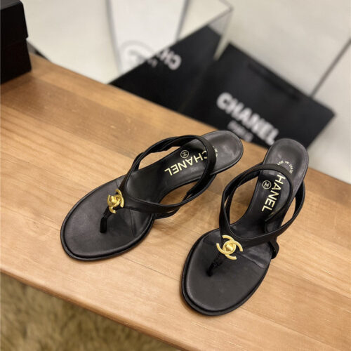 High Quality Luxury Chanel Vintage Buckle Sandals – Style 30150