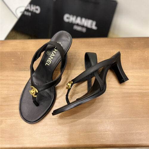 High Quality Luxury Chanel Vintage Buckle Sandals – Style 30150 product detail