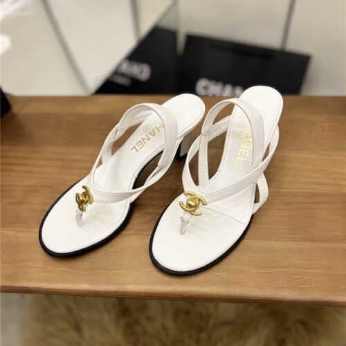 High Quality Luxury Chanel Vintage Buckle Sandals – Style 31846