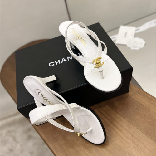 High Quality Luxury Chanel Vintage Buckle Sandals – Style 31846 product detail