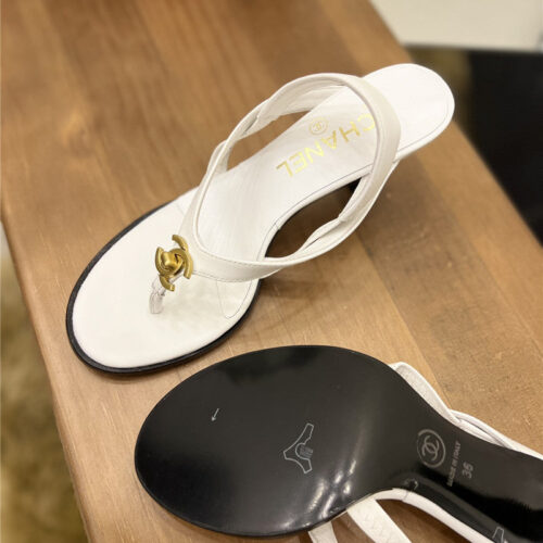 High Quality Luxury Chanel Vintage Buckle Sandals – Style 31846 product detail