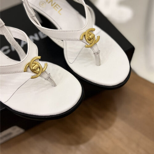 High Quality Luxury Chanel Vintage Buckle Sandals – Style 31846 product detail