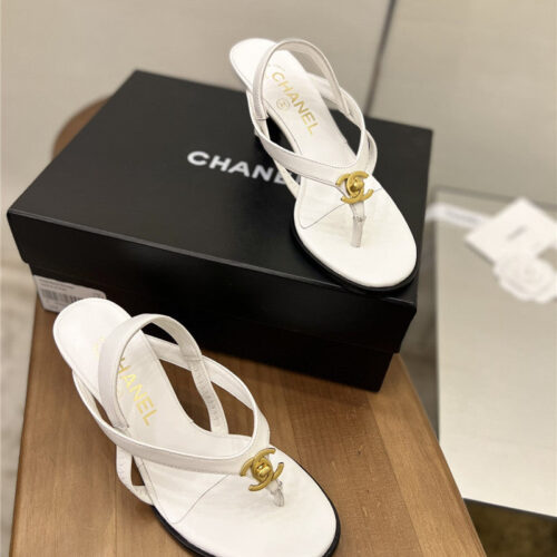 High Quality Luxury Chanel Vintage Buckle Sandals – Style 31846 product detail