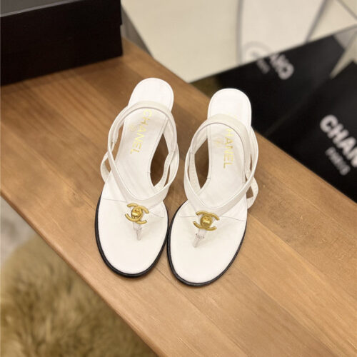 High Quality Luxury Chanel Vintage Buckle Sandals – Style 31846 product detail