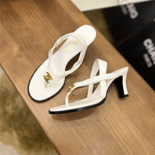 High Quality Luxury Chanel Vintage Buckle Sandals – Style 31846 product detail