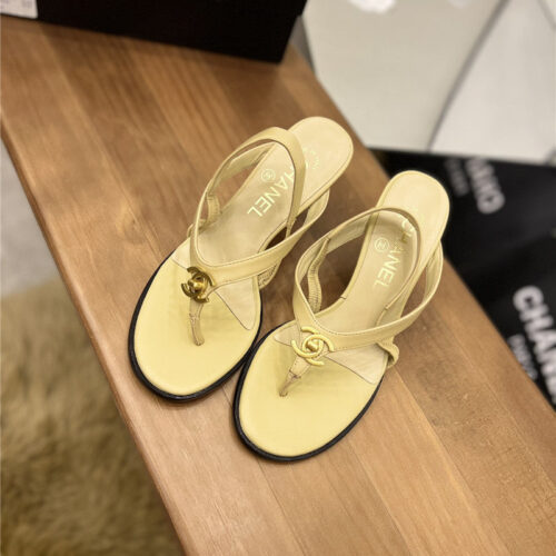 High Quality Luxury Chanel Vintage Buckle Sandals alternate view