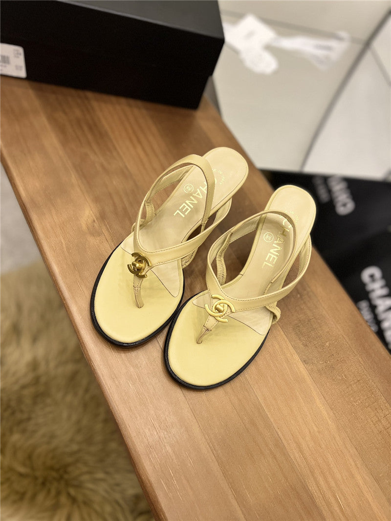 High Quality Luxury Chanel Vintage Buckle Sandals product detail