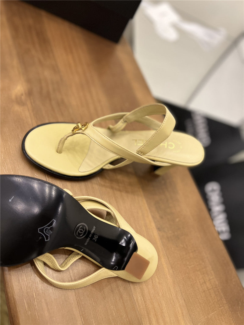 High Quality Luxury Chanel Vintage Buckle Sandals product detail