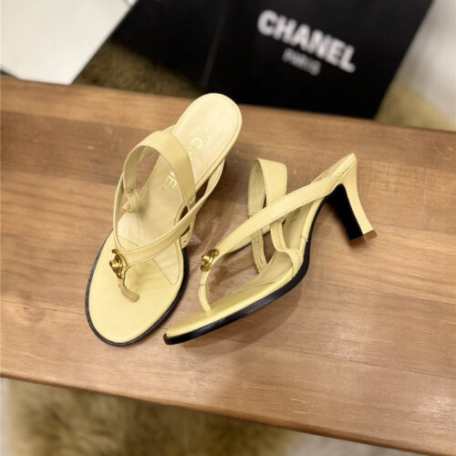 High Quality Luxury Chanel Vintage Buckle Sandals product detail
